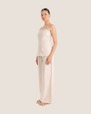 MOIRA RELAXED PANTS BEIGE - STUDIO JO STORE